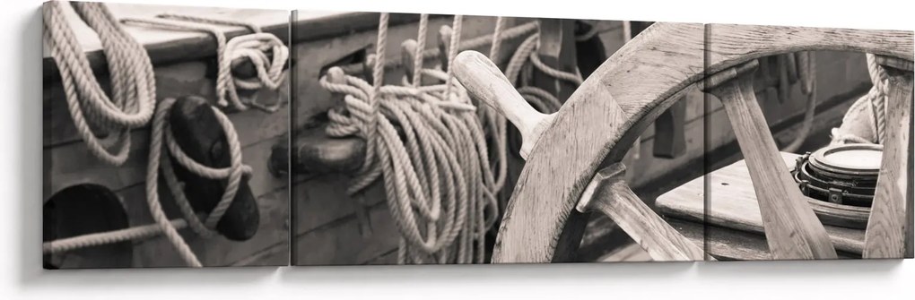 Obraz - Ster do żaglówki (170x50 cm)