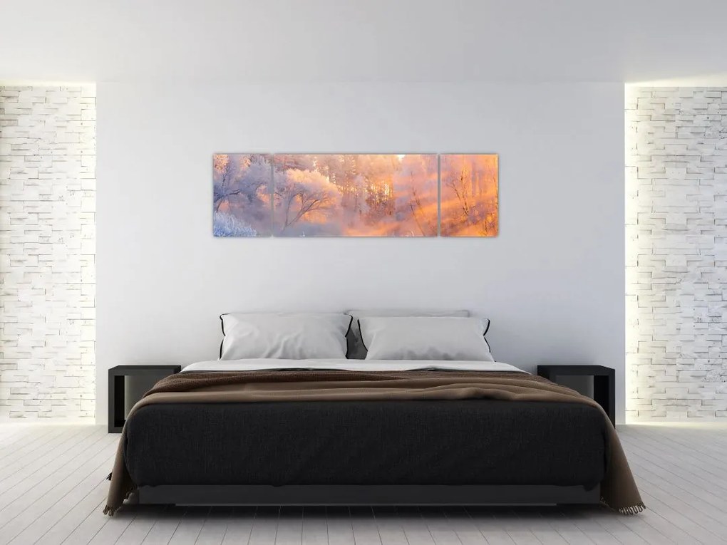 Obraz - Mroźny świt (170x50 cm)