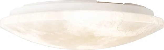 Lampa sufitowa biała z LED i ściemniaczem z pilotem - Mane