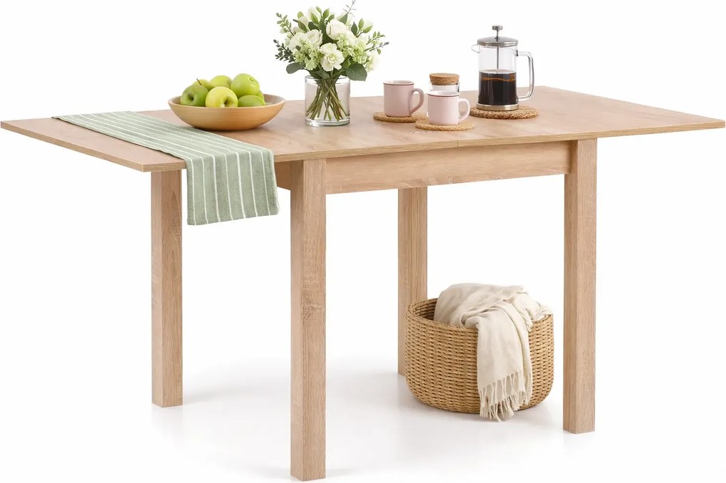 Kwadratowy Stół Rozkładany Dąb Sonoma A6-R96