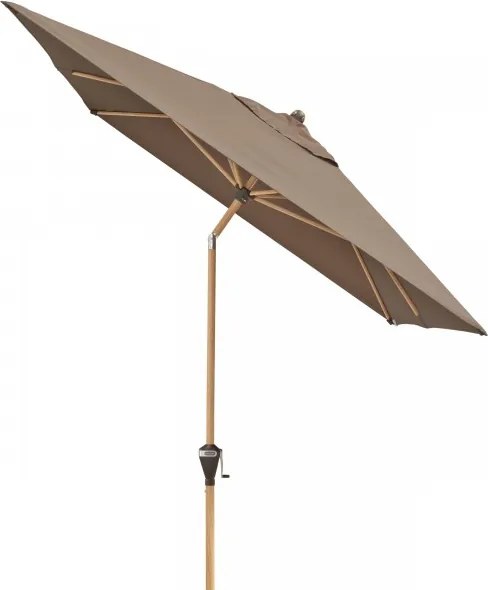 Doppler ALU WOOD parasol ogrodowy 300 x 200 cm brązowy