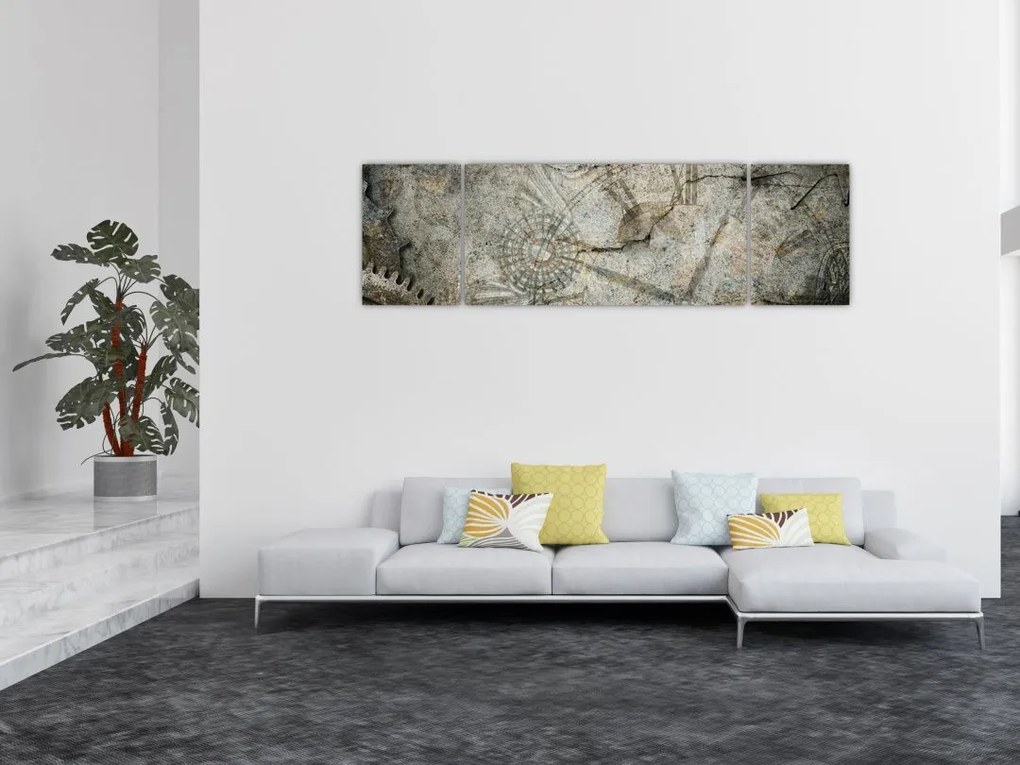 Obraz - Upływ czasu (170x50 cm)