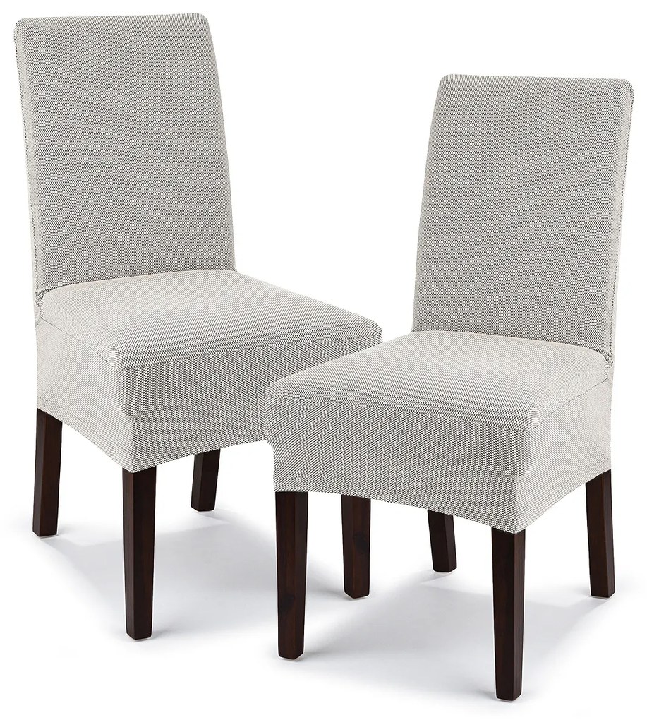 4Home Pokrowiec multielastyczny na krzesło Comfort cream, 40 - 50 cm, 2 szt.
