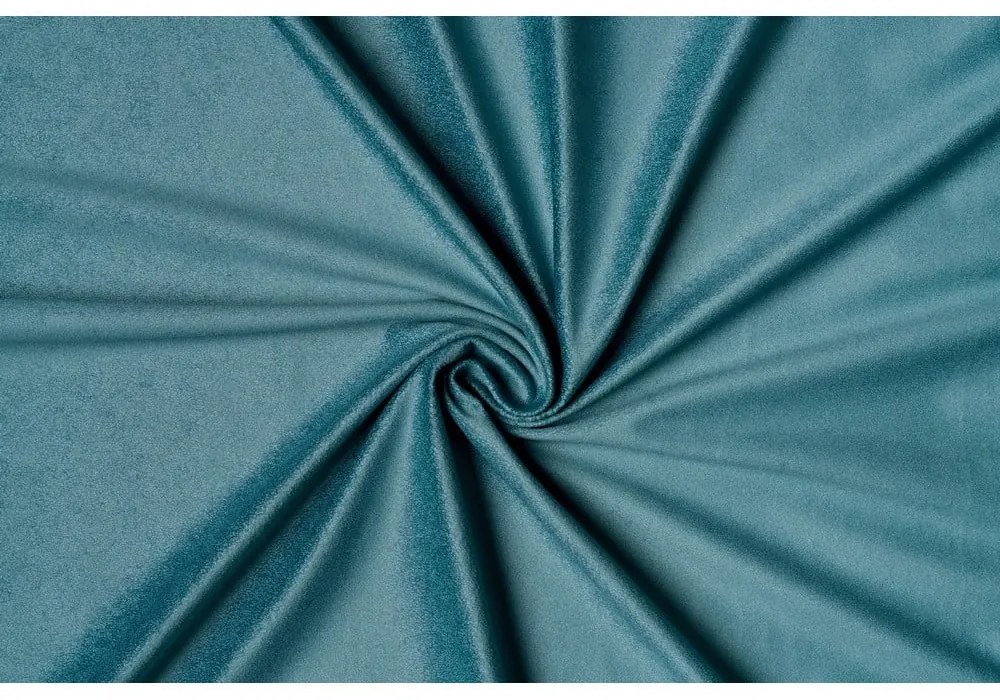 Turkusowa aksamitna zasłona 140x260 cm Novara – Mendola Fabrics