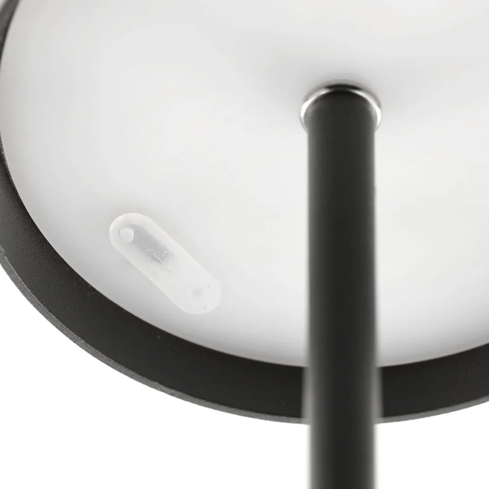 Czarna lampa stołowa LED (wysokość 37 cm) Fizzi – GTV
