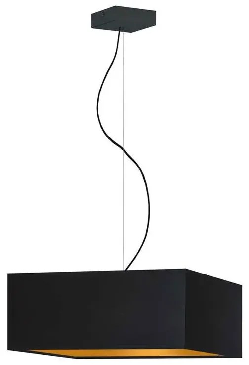 Lampa wisząca glamour z czarnym stelażem - F0-K51