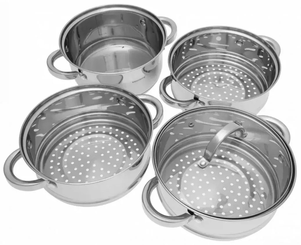 Garnki do gotowania na parze na indukcję 20cm P9-R19
