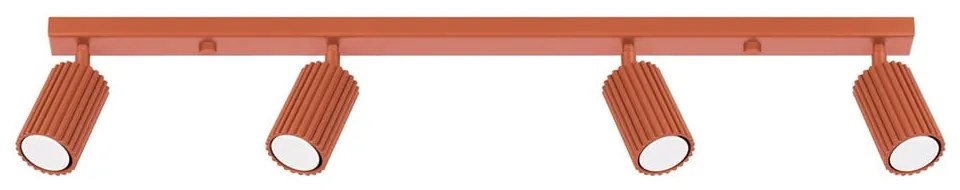 Ceglasta lampa punktowa 6,5x81 cm Gleam – Sollux