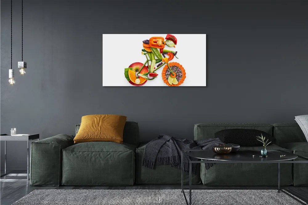 Zdjęcie na płótnie Artystyczna Postać z Warzyw