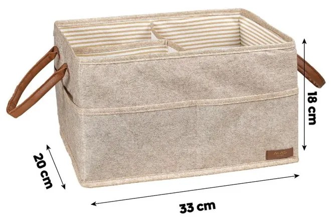 Tekstylny dziecięcy pojemnik na zabawki – Mioli Decor