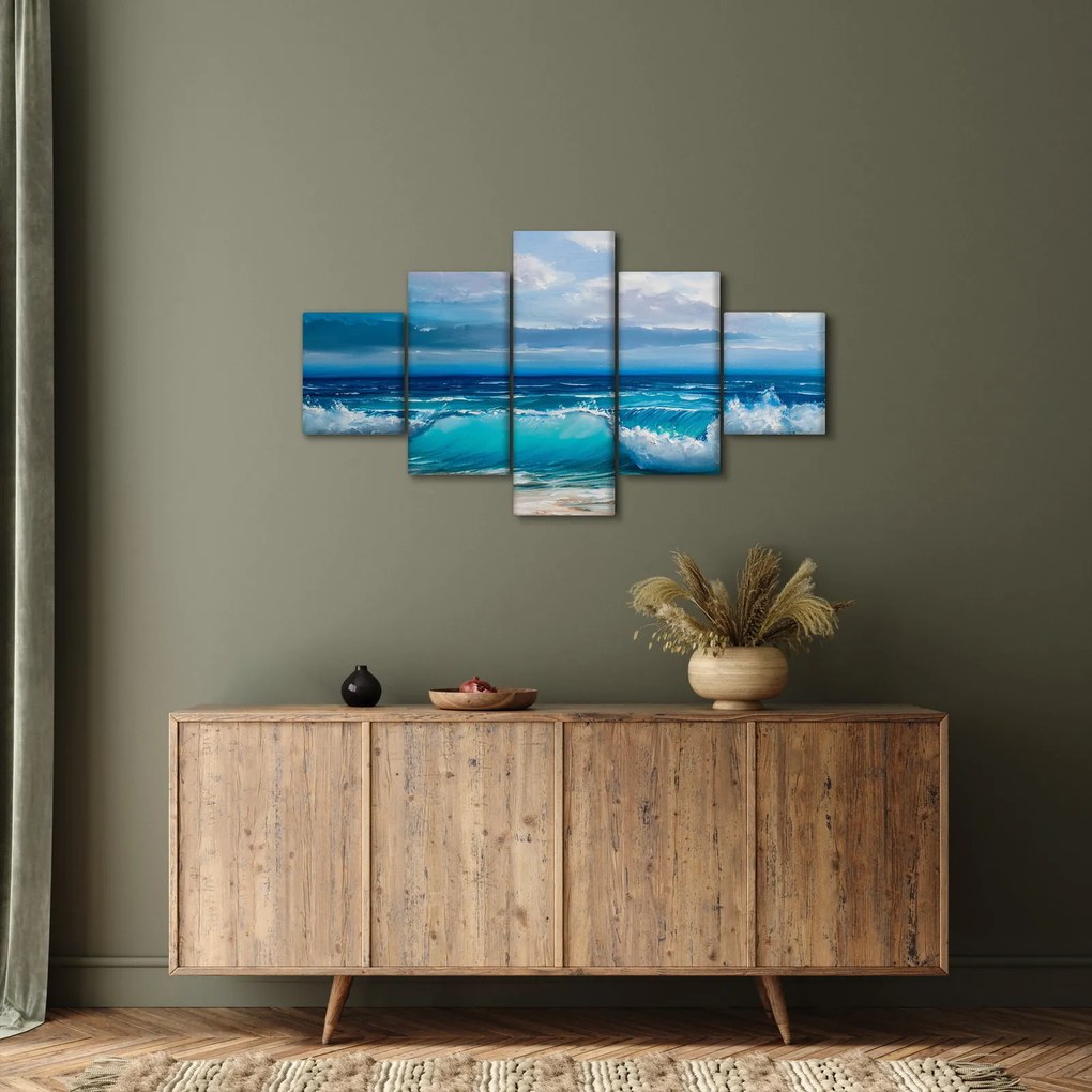 Obraz - Fale morskie (125x70 cm)