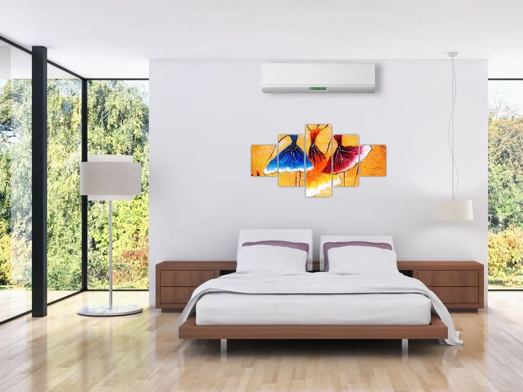 Obraz - Obraz olejny, baletki (125x70 cm)