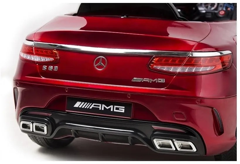 Auto na akumulator mercedes s63 czerwony lakierowany