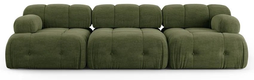 Ciemnozielona sofa 288 cm Ferento – Cosmopolitan Design