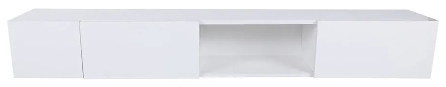 Biała szafka pod TV 180x30x25 cm Wagna – Kalune Design