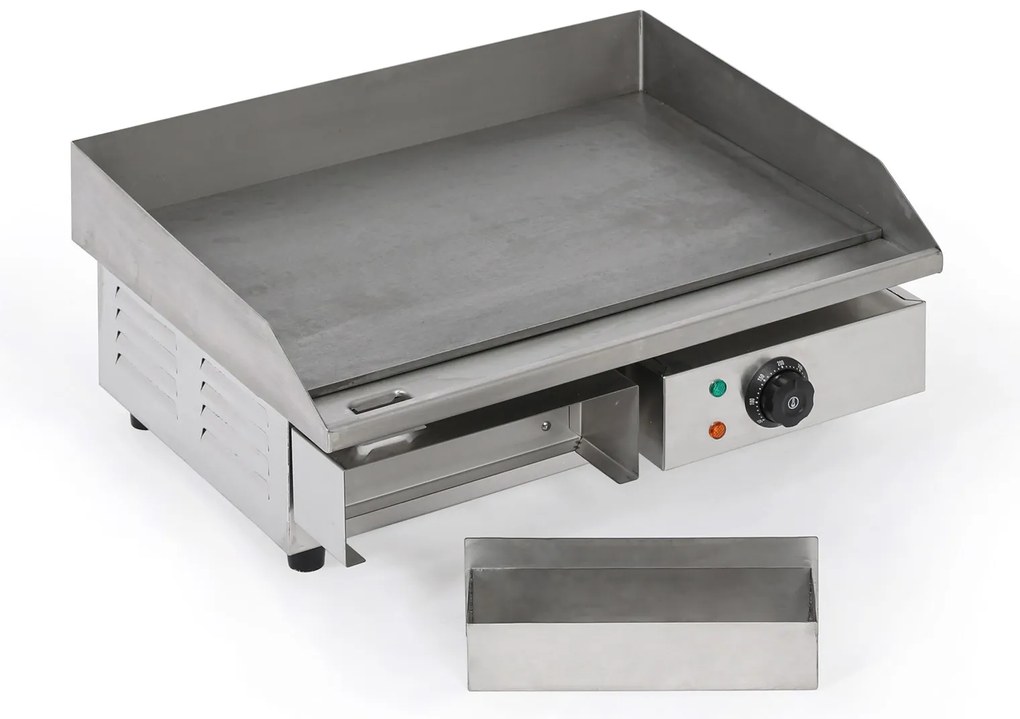 Profesjonalna stołowa elektryczna płyta grillowa, 3000 W