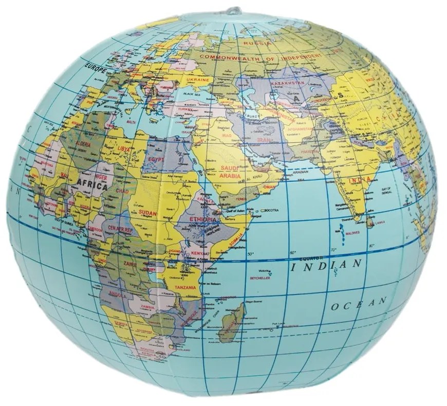 Globus dmuchany Rex London World Map