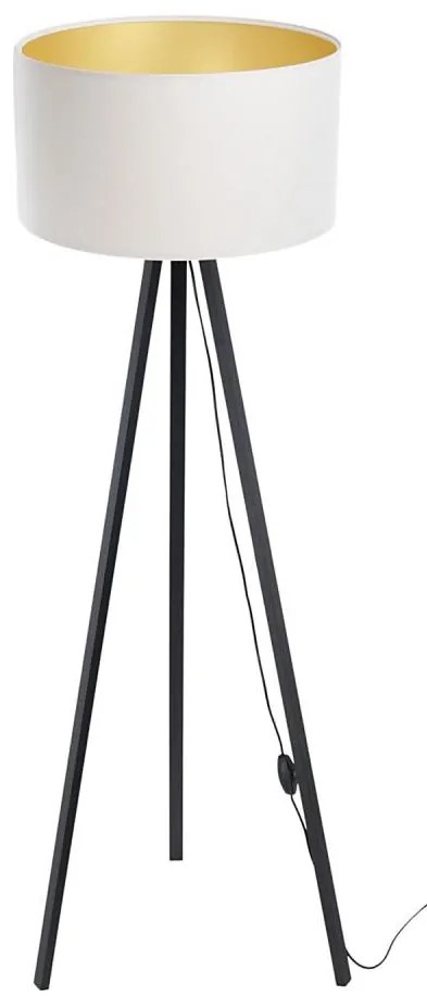 Lampa stojąca STANDART 1xE27/60W/230V biała/wenge
