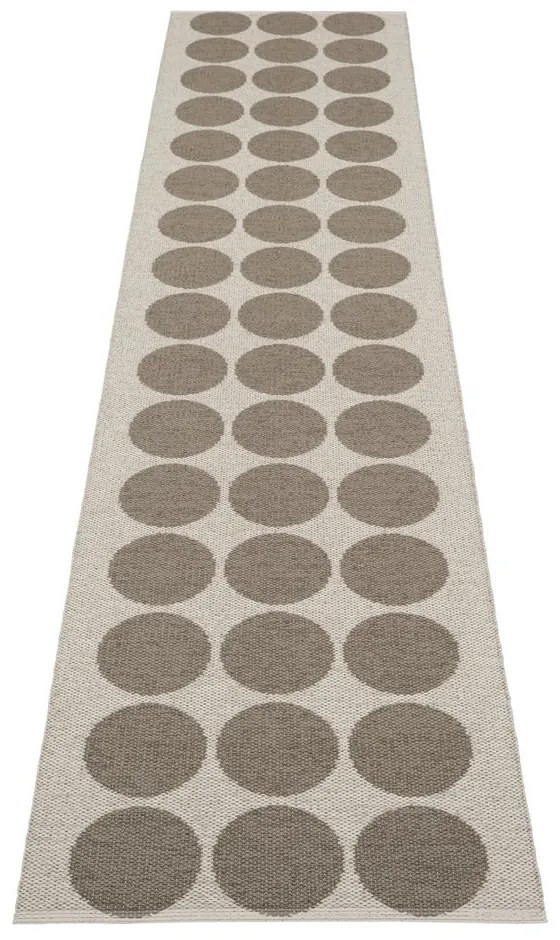 Brązowo-beżowy chodnik odpowiedni na zewnątrz 70x320 cm Hugo Walnut Linen – Pappelina