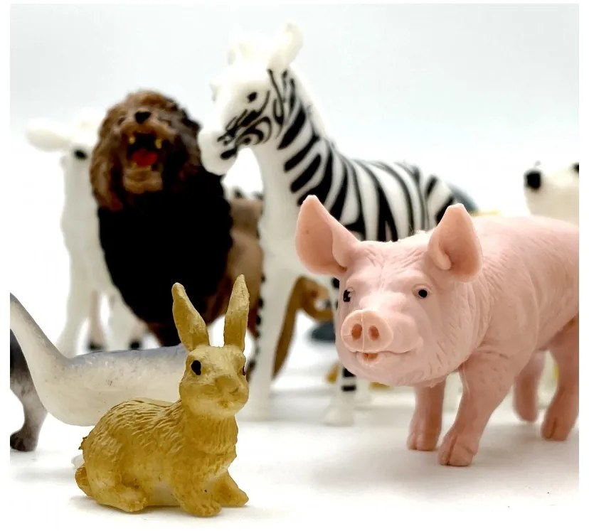 Woopie zestaw figurki zwierzęta xxl 58 szt.