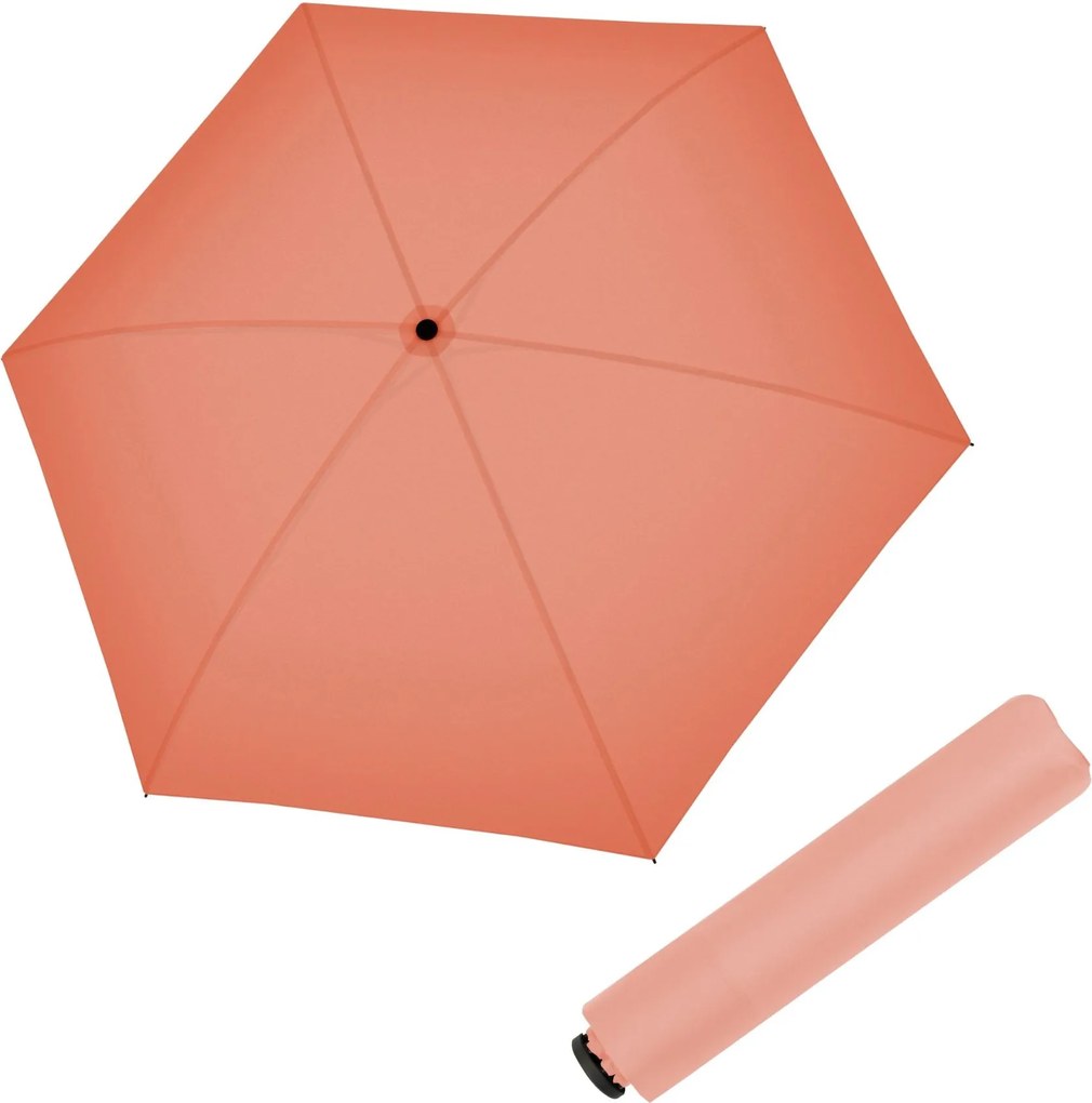 Doppler Zero 99 Coral Pink damski składany parasol
