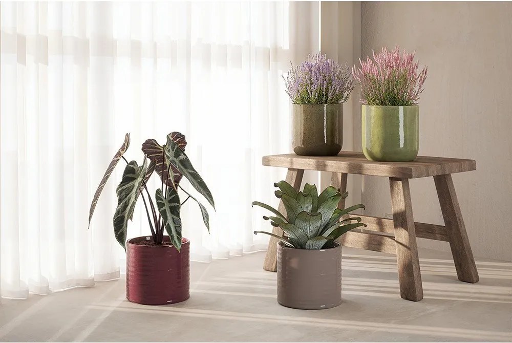 Ceramiczna ręcznie wykonana osłonka na doniczkę ø 25 cm Fortuna – Artevasi