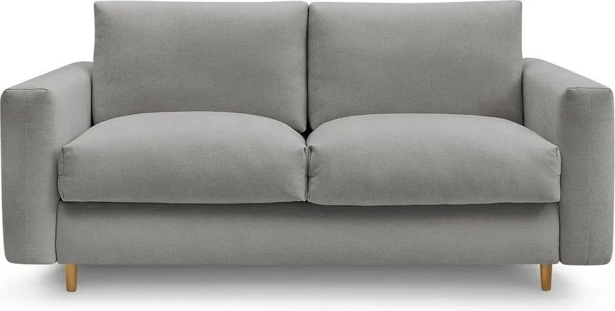 Szara rozkładana sofa do spania 200 cm Cocoone – Bobochic Paris