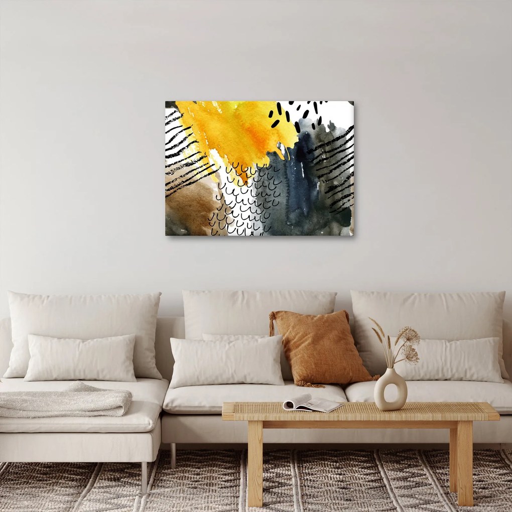 Obraz - Abstrakcyjna akwarela (70x50 cm)