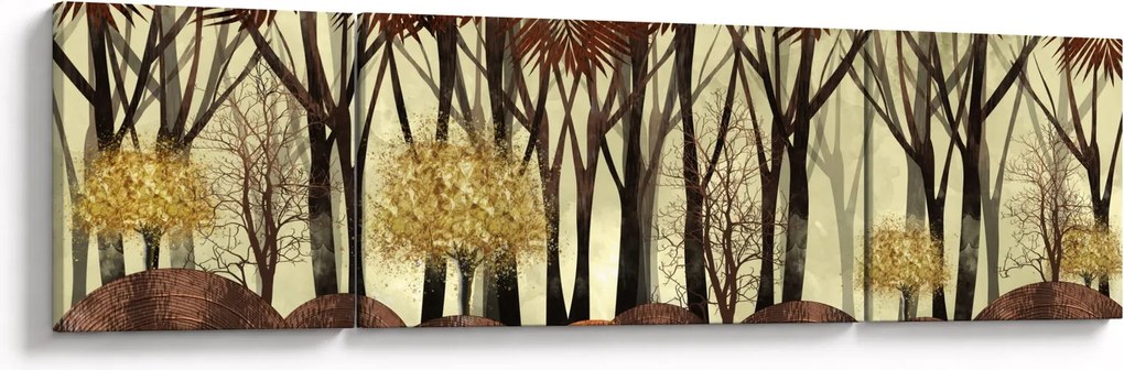 Obraz - Las dekoracyjny (170x50 cm)