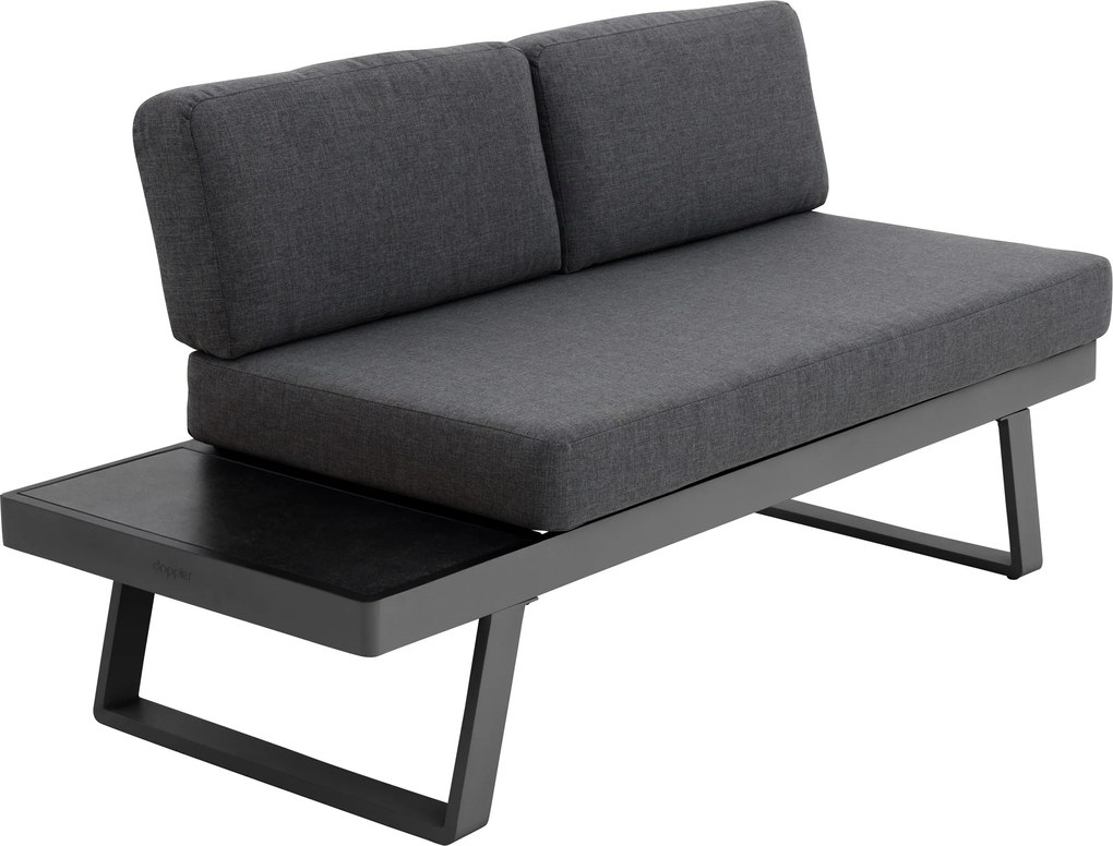 Doppler EXPERT PLUS AVERSA KERAMIK ogrodowy zestaw wypoczynkowy 3+2+1 antracyt