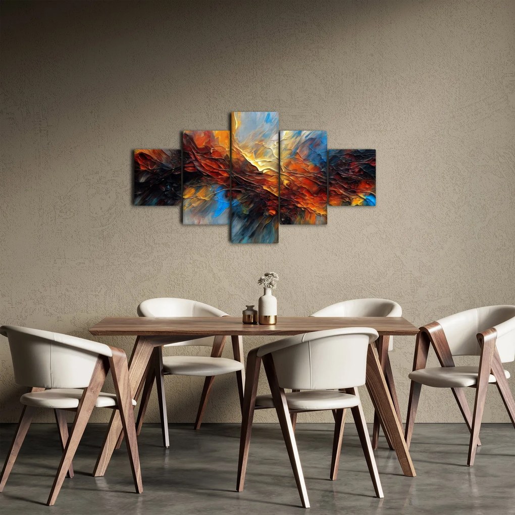 Obraz - Tekstura koloru (125x70 cm)