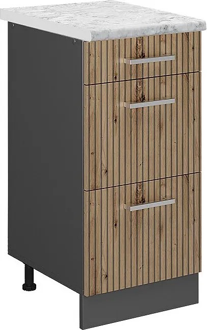 Szafka dolna do kuchni dąb rzemieślniczy 40x60x81.6 r-line