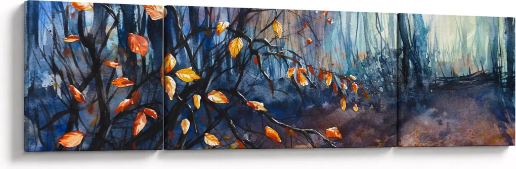 Obraz - Promienie jesiennego słońca (170x50 cm)