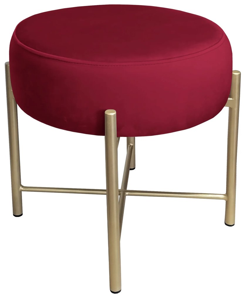 Taboret Pola noga metalowa złota MG31