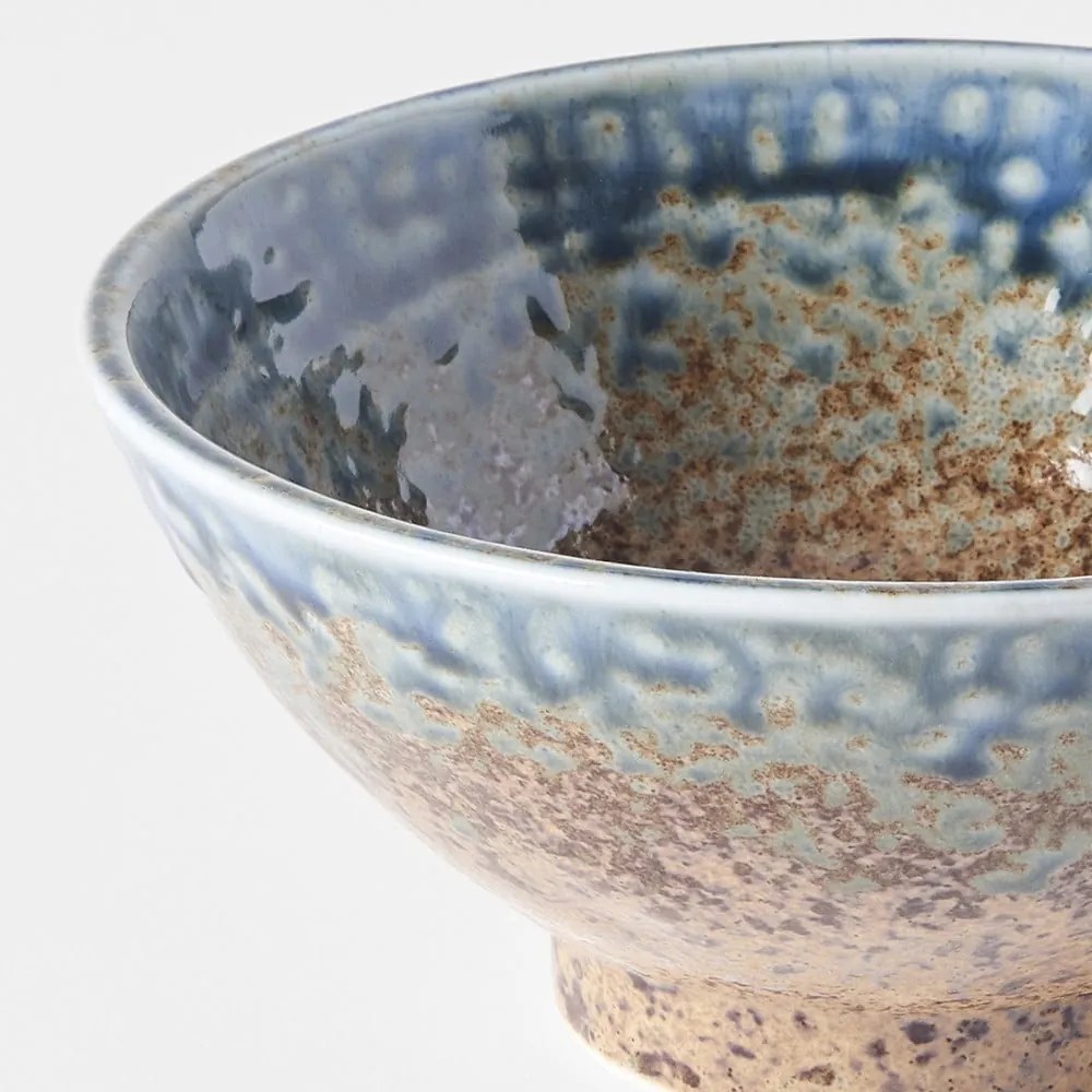 Niebiesko-brązowa ceramiczna miska MIJ Earth & Sky, ø 16 cm