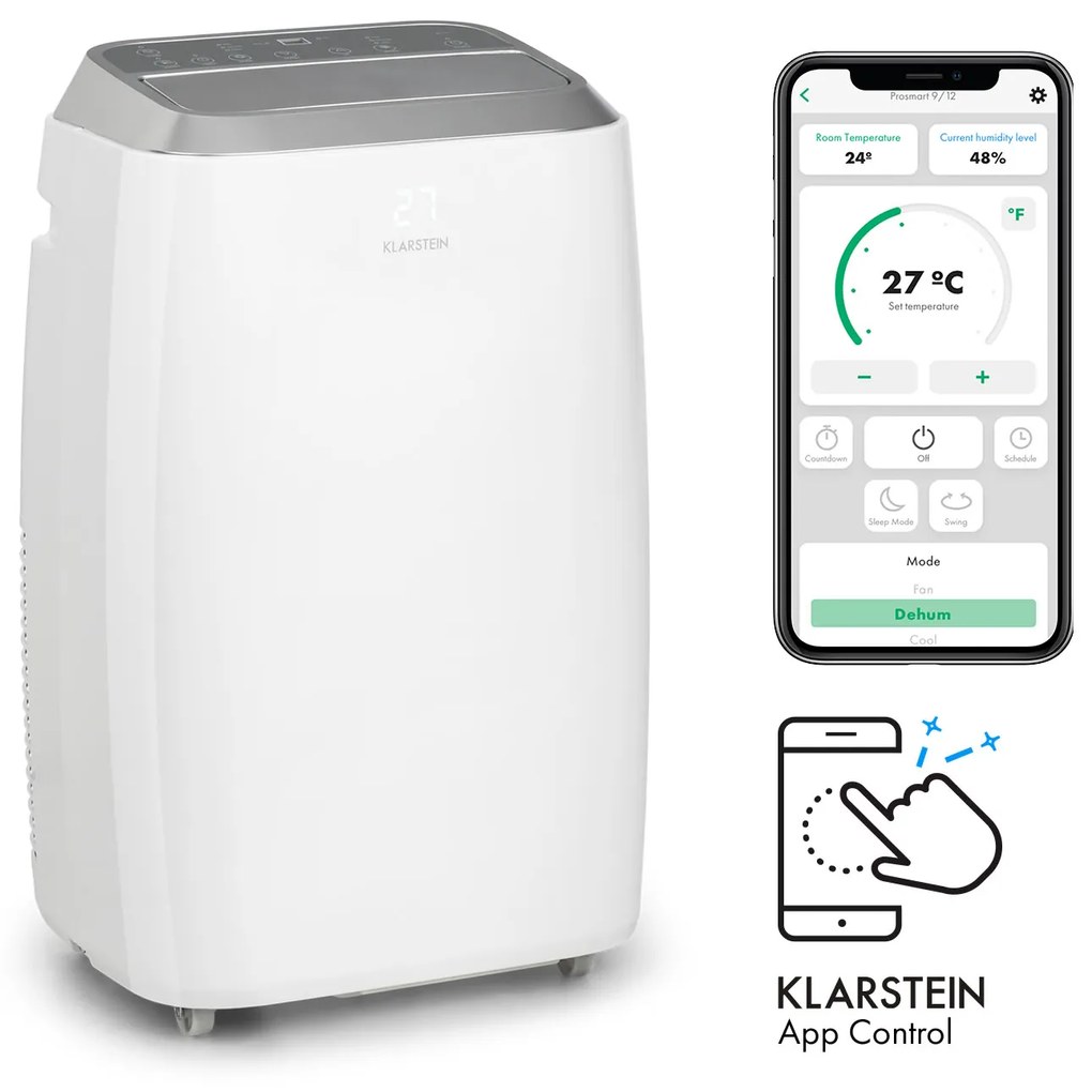 Klarstein Iceblock Prosmart 12 Klimatyzator przenośny