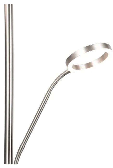 Lampa stojąca LED w kolorze srebra (wysokość 180 cm) Willis – Trio