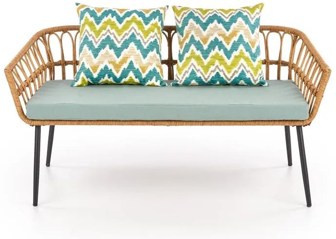Rattanowa podwójna sofa LIERNE 2S