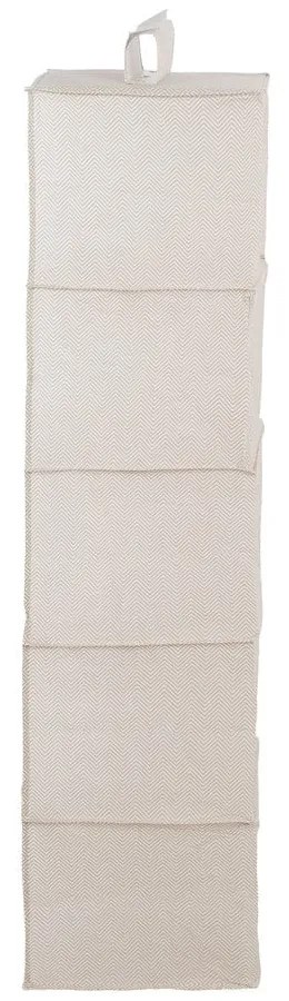 Wiszący tekstylny organizer do szafy Nancy – Compactor