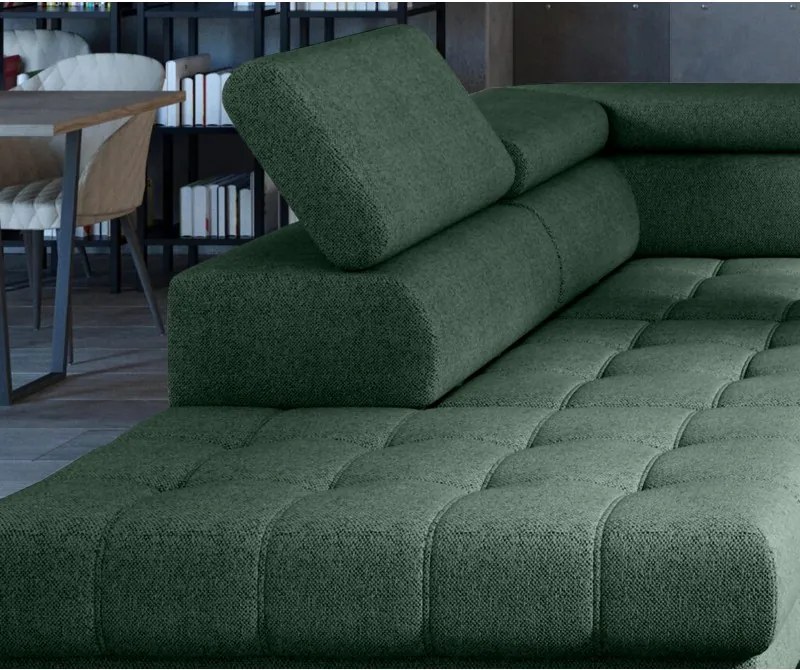 Narożnik SELVA XL Prawostronny z funkcją spania w tkaninie MEMPHIS 12 WERSAL