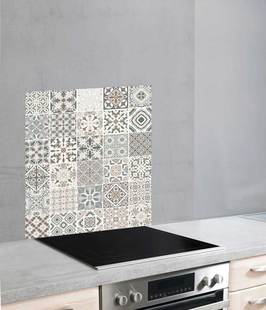 Szklana płyta ochronna na kuchenkę FLOOR TILE, 60 x 70 cm, WENKO