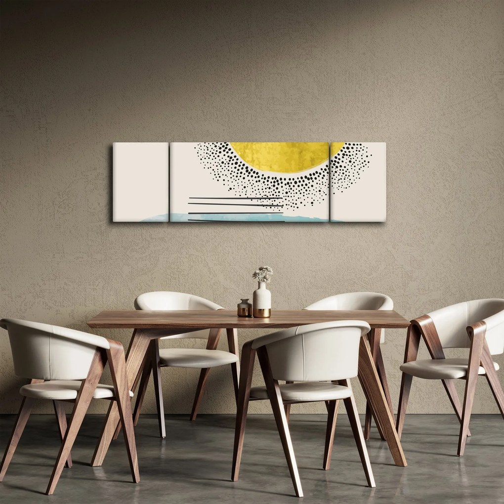 Obraz - Abstrakcyjny obraz plaży N⁰2 (170x50 cm)