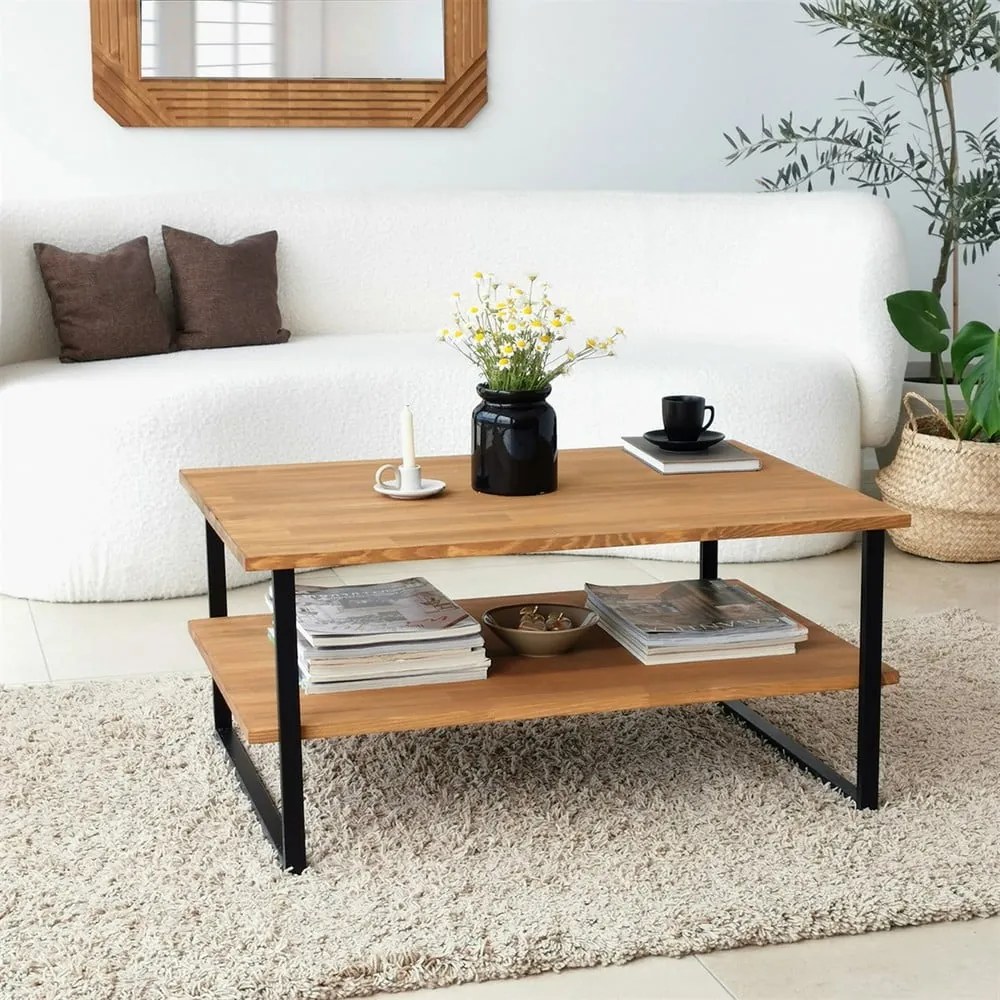 Stolik w naturalnym kolorze 60x85 cm Neta – Neostill
