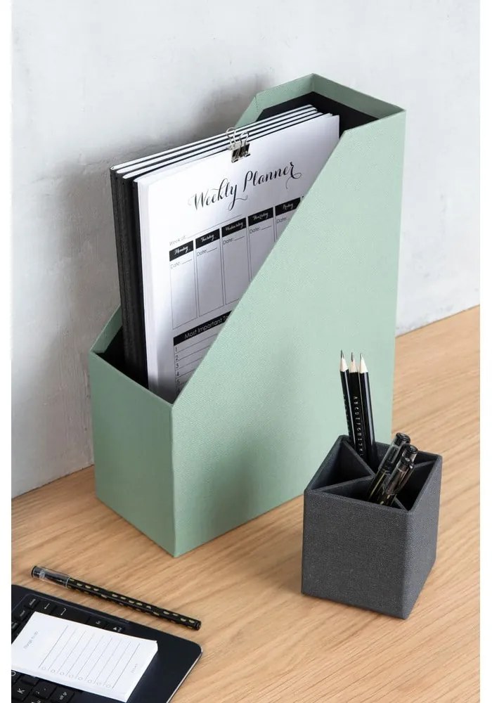 Kartonowy organizer na dokumenty Estelle Canvas Paper Laminate – Bigso
