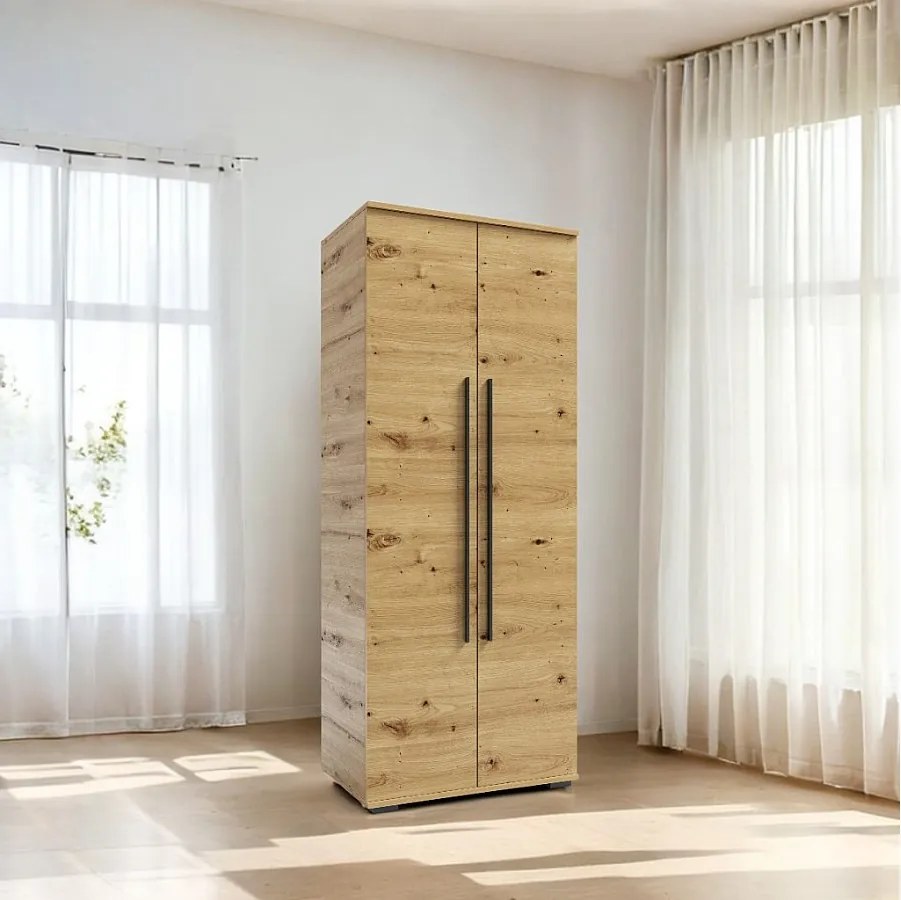 Szafa Otwierana Dwudrzwiowa 80cm x 200cm ARTISAN | Półki + Wieszak