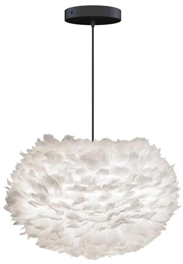 Czarny kabel wiszący do lamp UMAGE Rosette, dł. 210 cm
