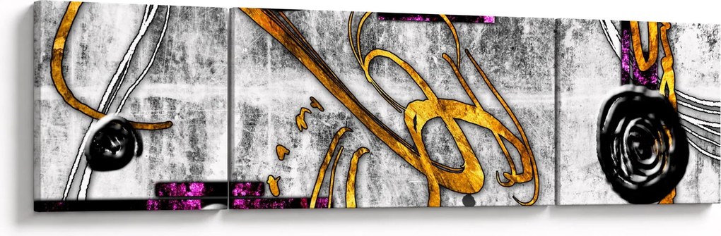 Obraz abstrakcji (170x50 cm)