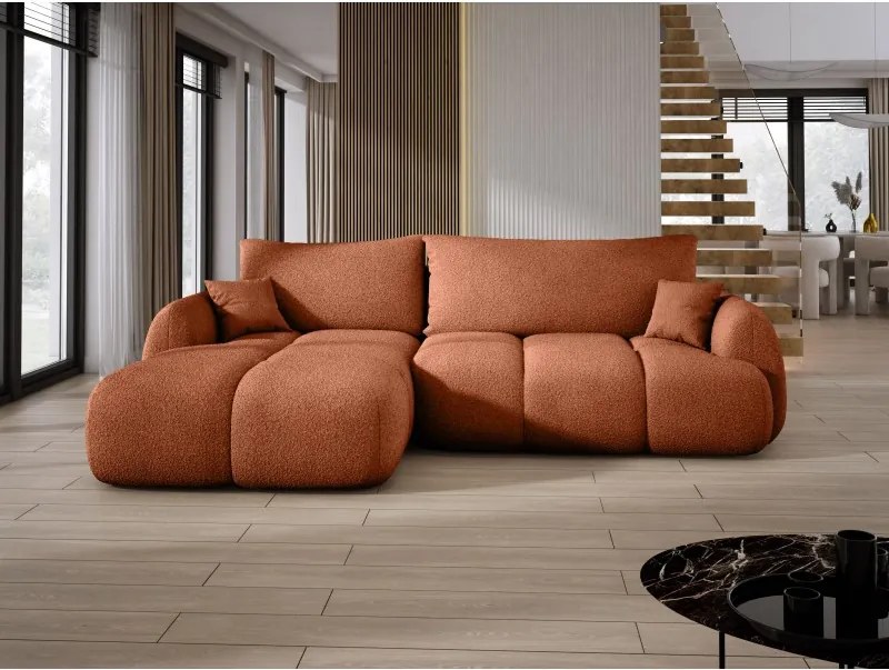 Narożnik COCO WIND z funkcją spania poduszkami i pojemnikiem NOW OR NEVER 56 WERSAL