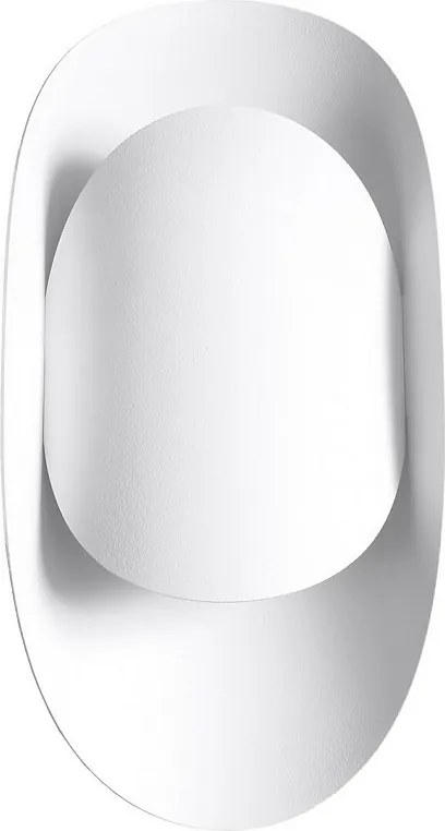 Kinkiety Nowoczesny Tear, Stal - 1 Źródło - L.13 X H.30 Cm - Biały