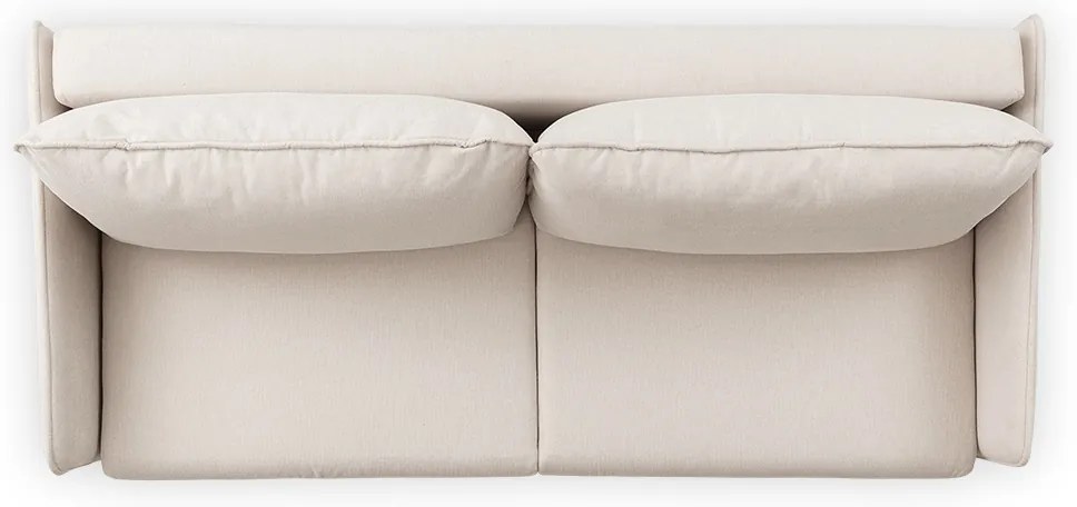 Kanapa z funkcją spania Taila - beżowa plecionka Loft 01 / złote nogi